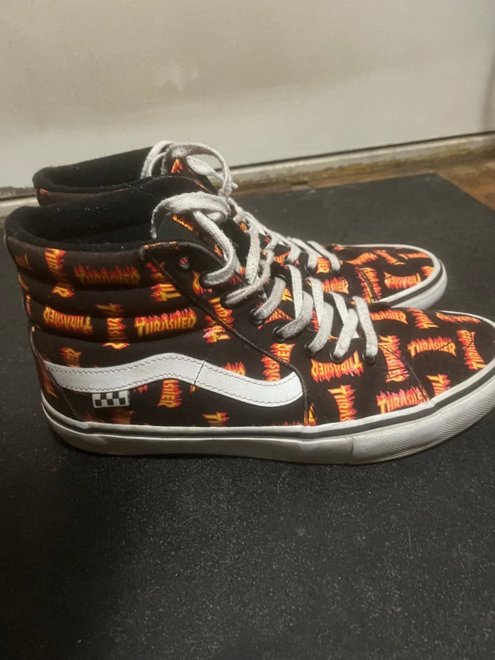 Limited edition Vans X Thrasher sneaker's high tops shoes